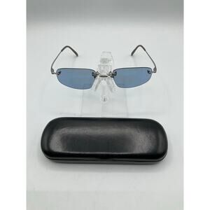 Takeo Kikuchi TK-006 Sunglasses- Blue/Silver
